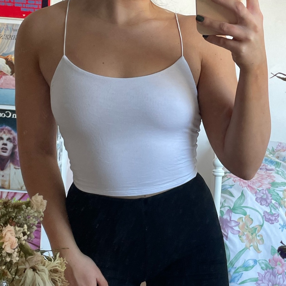 White tank top